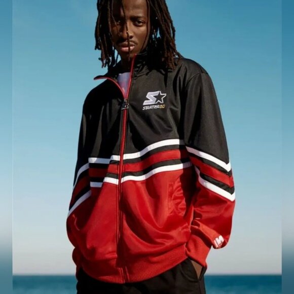 STARTER Other - STARTER X Budweiser 50th Anniversary Full Zip Jacket Black Label Red 032026